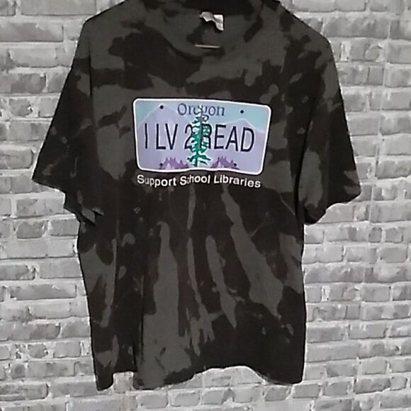 vintage I LV 2 READ grunge t - Picture 2 of 6